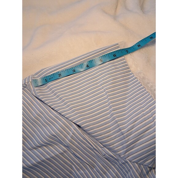 J.Crew Wren Lace-Trim Shirtdress in Stripe Blue White CK807 $188  Size 10NWT - Picture 10 of 13